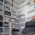 Interior of home library